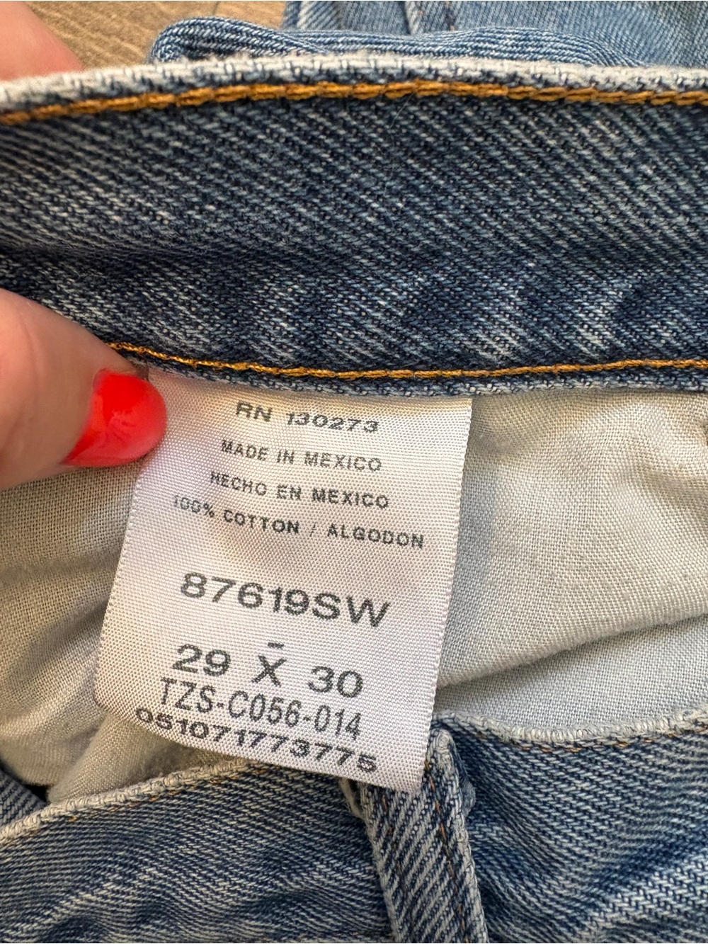 Rustler 87619SW 100% Cotton Straight Leg Jeans 29x30 Medium Wash - Picture 4 of 4